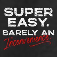 Super Easy Barely An Inconvenience Funny Pitch Meeting Microfiber Hand Towel