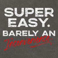 Super Easy Barely An Inconvenience Funny Pitch Meeting Cotton Canvas Backpack