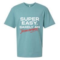 Super Easy Barely An Inconvenience Funny Pitch Meeting Sueded Cloud Jersey T-Shirt