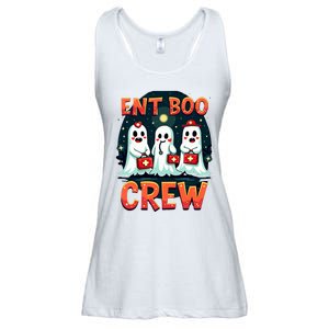 Spooky Ent Boo Crew Halloween Ent Nurse Practitioner Ladies Essential Flowy Tank