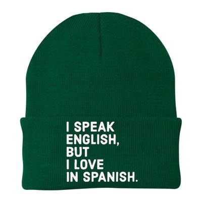 Speak English But I Love In Spanish Knit Cap Winter Beanie