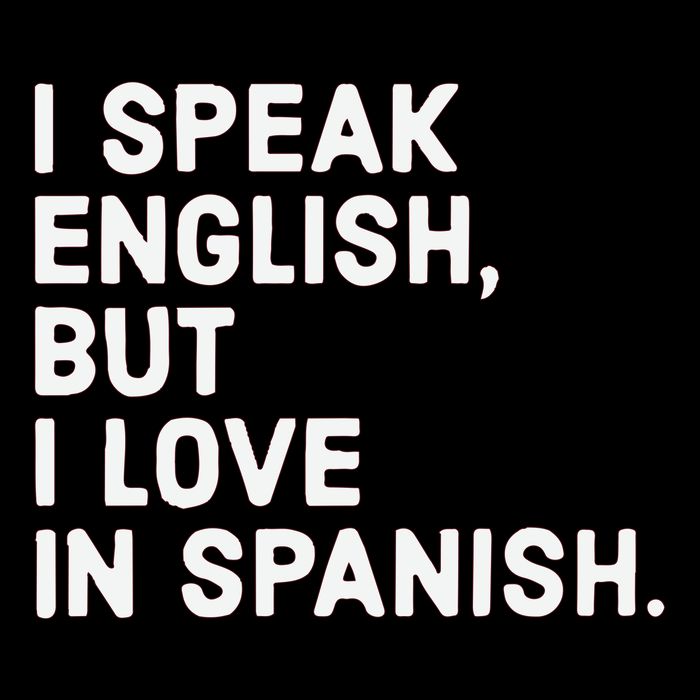 Speak English But I Love In Spanish Cooling Performance Crew T-Shirt
