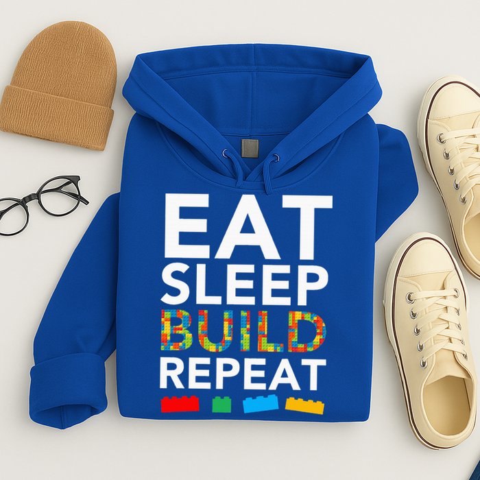 Sleep Eat Build Repeat Building Blocks Hoodie