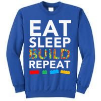 Sleep Eat Build Repeat Building Blocks Sweatshirt