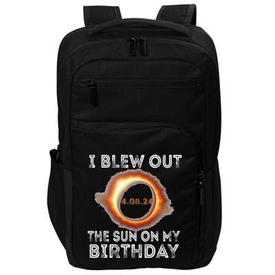Solar Eclipse Birthday I Blew Out The Sun On My Birthday Impact Tech Backpack