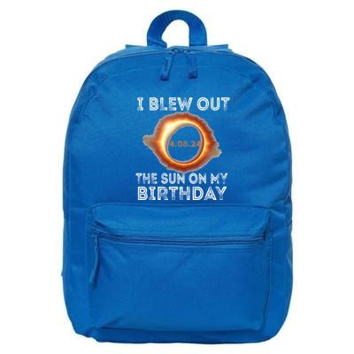 Solar Eclipse Birthday I Blew Out The Sun On My Birthday 16 in Basic Backpack