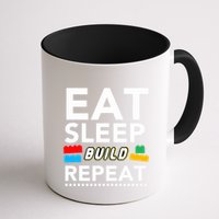 Sleep Eat Build Repeat Building Blocks Bricks Master Builder Mug