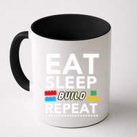 Sleep Eat Build Repeat Building Blocks Bricks Master Builder Mug