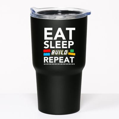 Sleep Eat Build Repeat Building Blocks Bricks Master Builder Tumbler