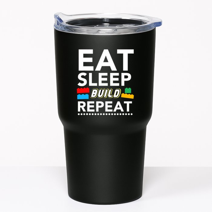 Sleep Eat Build Repeat Building Blocks Bricks Master Builder Tumbler