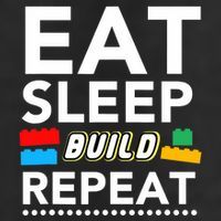Sleep Eat Build Repeat Building Blocks Bricks Master Builder Trucker Hat