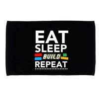 Sleep Eat Build Repeat Building Blocks Bricks Master Builder Microfiber Hand Towel