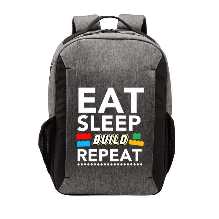Sleep Eat Build Repeat Building Blocks Bricks Master Builder Vector Backpack