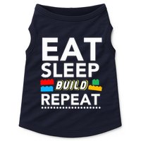 Sleep Eat Build Repeat Building Blocks Bricks Master Builder Doggie Tank