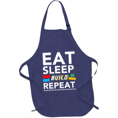 Sleep Eat Build Repeat Building Blocks Bricks Master Builder Apron