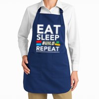 Sleep Eat Build Repeat Building Blocks Bricks Master Builder Apron