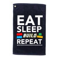 Sleep Eat Build Repeat Building Blocks Bricks Master Builder Golf Towel