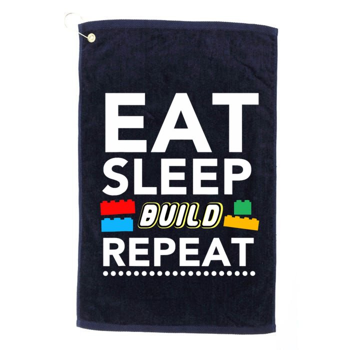 Sleep Eat Build Repeat Building Blocks Bricks Master Builder Golf Towel