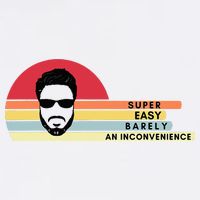 Super Easy Barely An Inconvenience Funny Retro Style Button