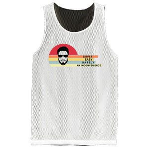 Super Easy Barely An Inconvenience Funny Retro Style Mesh Reversible Basketball Jersey Tank