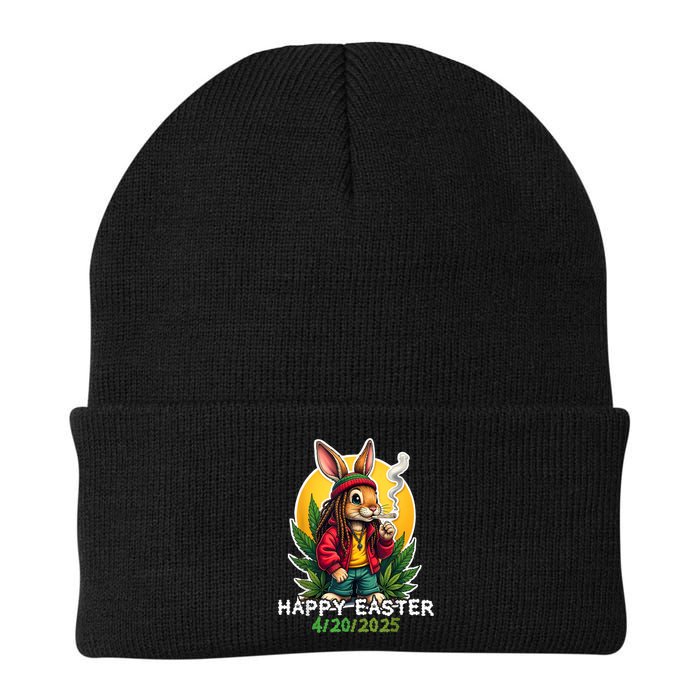 Stoned Easter bunny with joint 420 Marijuana Easter 420 Beanie