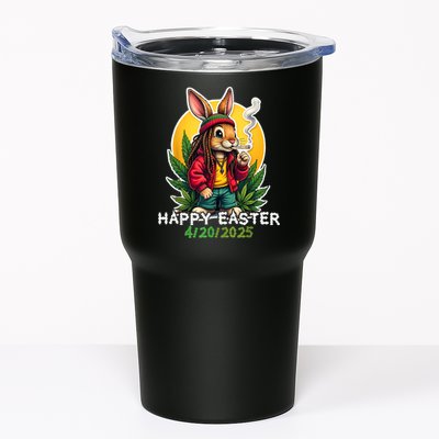 Stoned Easter bunny with joint 420 Marijuana Easter 420 Tumbler