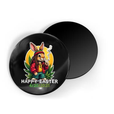 Stoned Easter bunny with joint 420 Marijuana Easter 420 Magnet