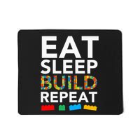 Sleep Eat Build Repeat Building Blocks Bricks Master Builder Mousepad