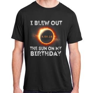 Solar Eclipse Birthday I Blew Out The Sun On My Birthday Adult ChromaSoft Performance T-Shirt