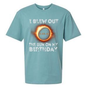 Solar Eclipse Birthday I Blew Out The Sun On My Birthday Sueded Cloud Jersey T-Shirt