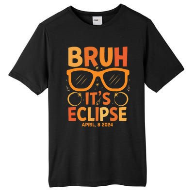 Solar Eclipse Bruh Its Eclipse April 8 2024 Tall Fusion ChromaSoft Performance T-Shirt