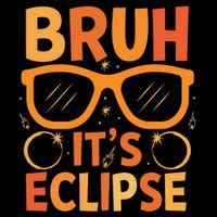 Solar Eclipse Bruh Its Eclipse Stripe Pom Pom Beanie