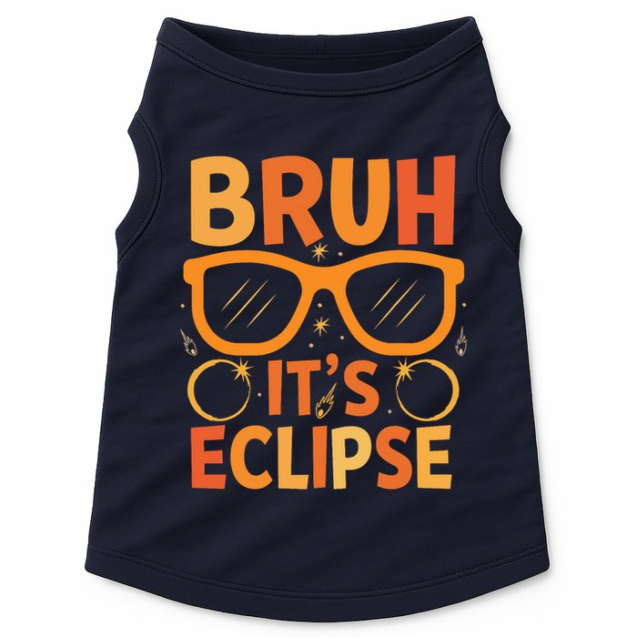 Solar Eclipse Bruh Its Eclipse Doggie Tank