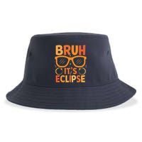 Solar Eclipse Bruh Its Eclipse Sustainable Bucket Hat