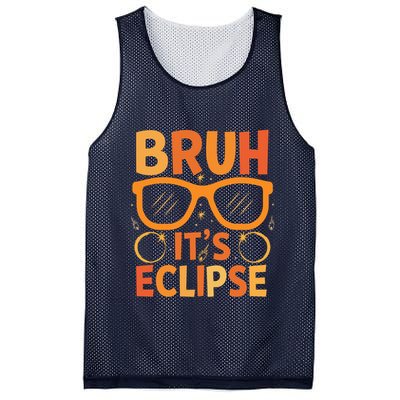Solar Eclipse Bruh Its Eclipse Mesh Reversible Basketball Jersey Tank