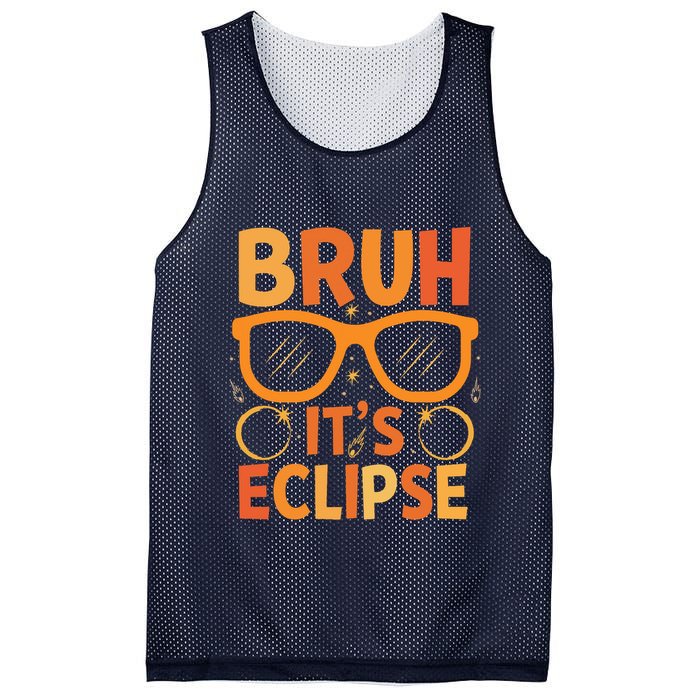 Solar Eclipse Bruh Its Eclipse Mesh Reversible Basketball Jersey Tank