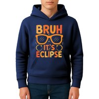 Solar Eclipse Bruh Its Eclipse Kids Hoodie