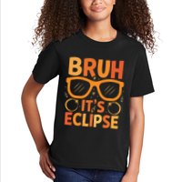 Solar Eclipse Bruh Its Eclipse Kids T-Shirt