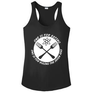 Sheldon Eating Big Bang Ladies PosiCharge Competitor Racerback Tank