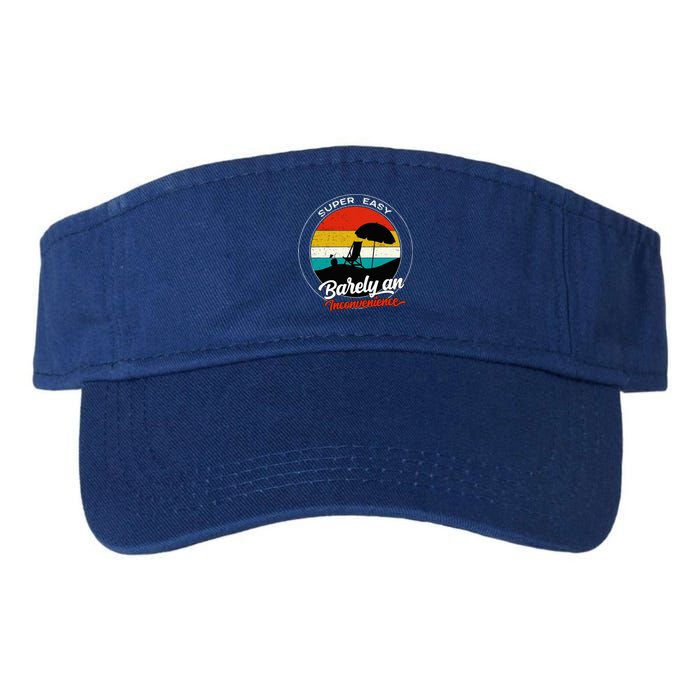 Super Easy Barely An Inconvenience Retro Vintage Valucap Bio-Washed Visor