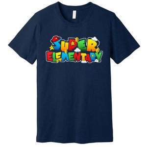 Super Elementary Back To School Outfit For Teachers & Kids Premium T-Shirt