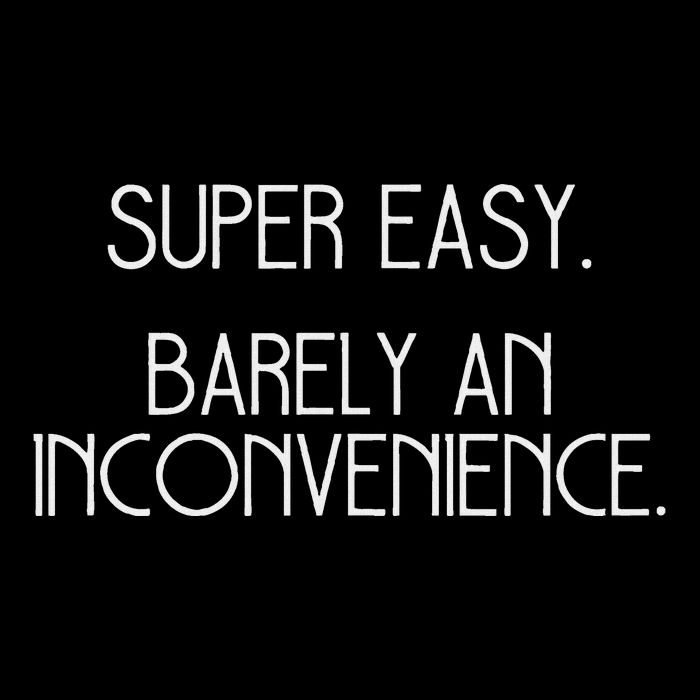Super Easy Barely An Inconvenience Rant 16 in Basic Backpack