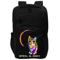 Solar Eclipse Cat with Solar Eclipse Glasses Impact Tech Backpack