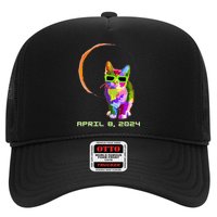 Solar Eclipse Cat with Solar Eclipse Glasses Trucker Hat