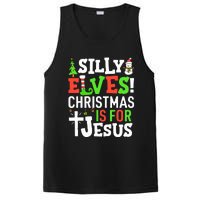 Silly Elves Christmas is For Jesus Matching Family Elf  PosiCharge Competitor Tank