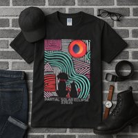 Solar Eclipse Cat Dog 2025 Partial Solar Eclipse 03.29.25 Tall T-Shirt