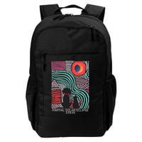 Solar Eclipse Cat Dog 2025 Partial Solar Eclipse 03.29.25 Daily Commute Backpack
