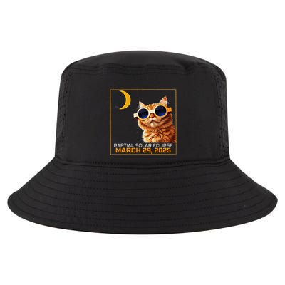 Solar Eclipse Cat 2025 Partial Solar Eclipse 03.29.25 Cool Comfort Performance Bucket Hat