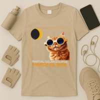 Solar Eclipse Cat 2025 Partial Solar Eclipse 03.29.25 T-Shirt
