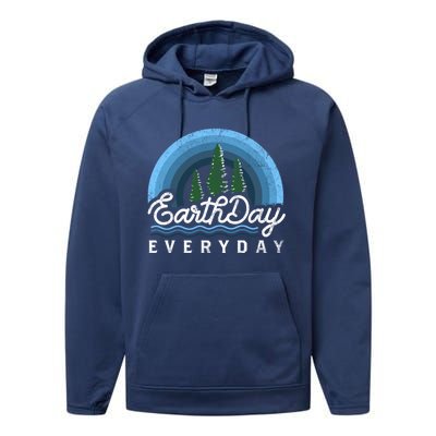 Save Earth Climate Change Earth Day Everyday Gift Performance Fleece Hoodie